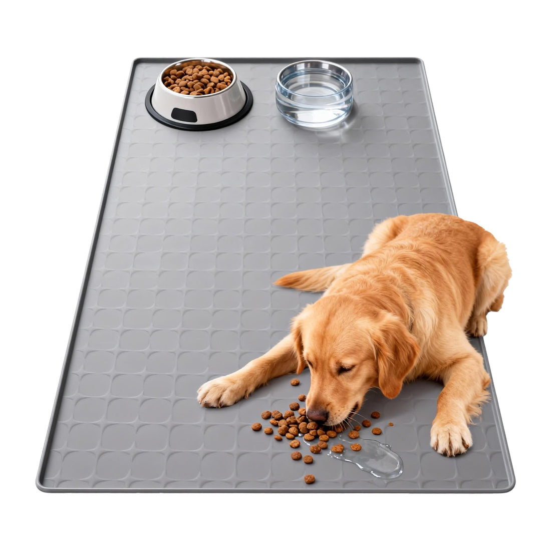 Dog Food Mat for Floors Waterproof
