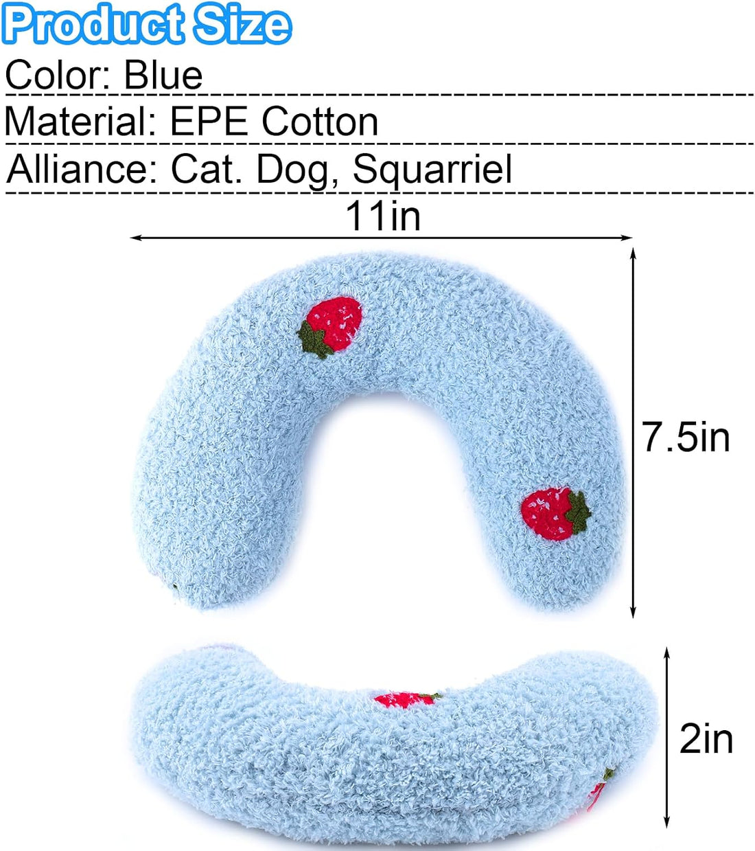 Mity rain Dog Pillow, Anxiety Relief Pillow for Dog