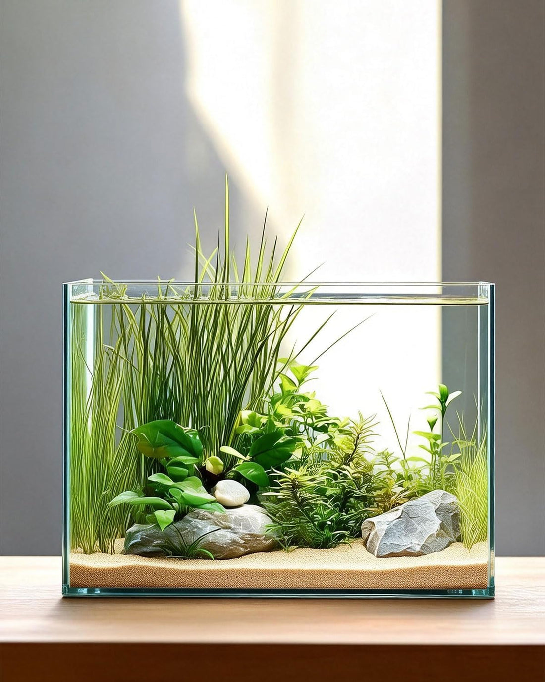2.5 Gallon Nano Aquarium Starter Kit, Rimless Glass Fish Tank