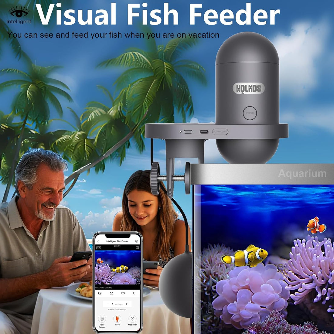 WiFi Automatic Fish Feeder for Aquarium