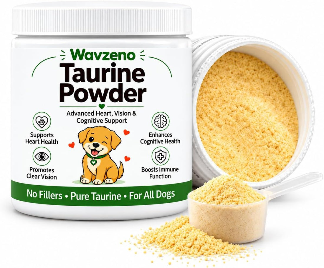 Wayzeno Taurine Powder for Dogs, Taurine Supplement with DHA