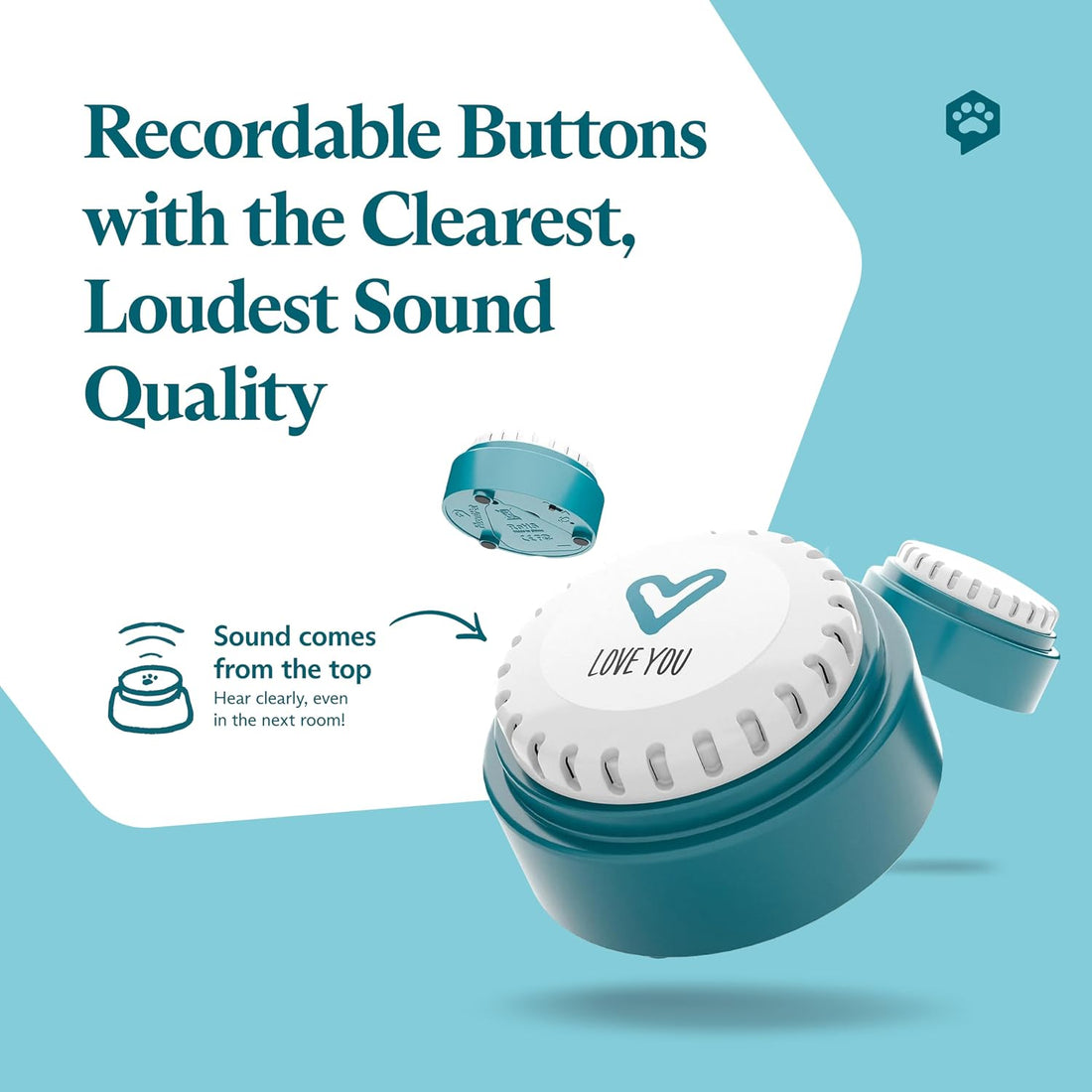 FluentPet Talking Buttons for Dogs & Cats