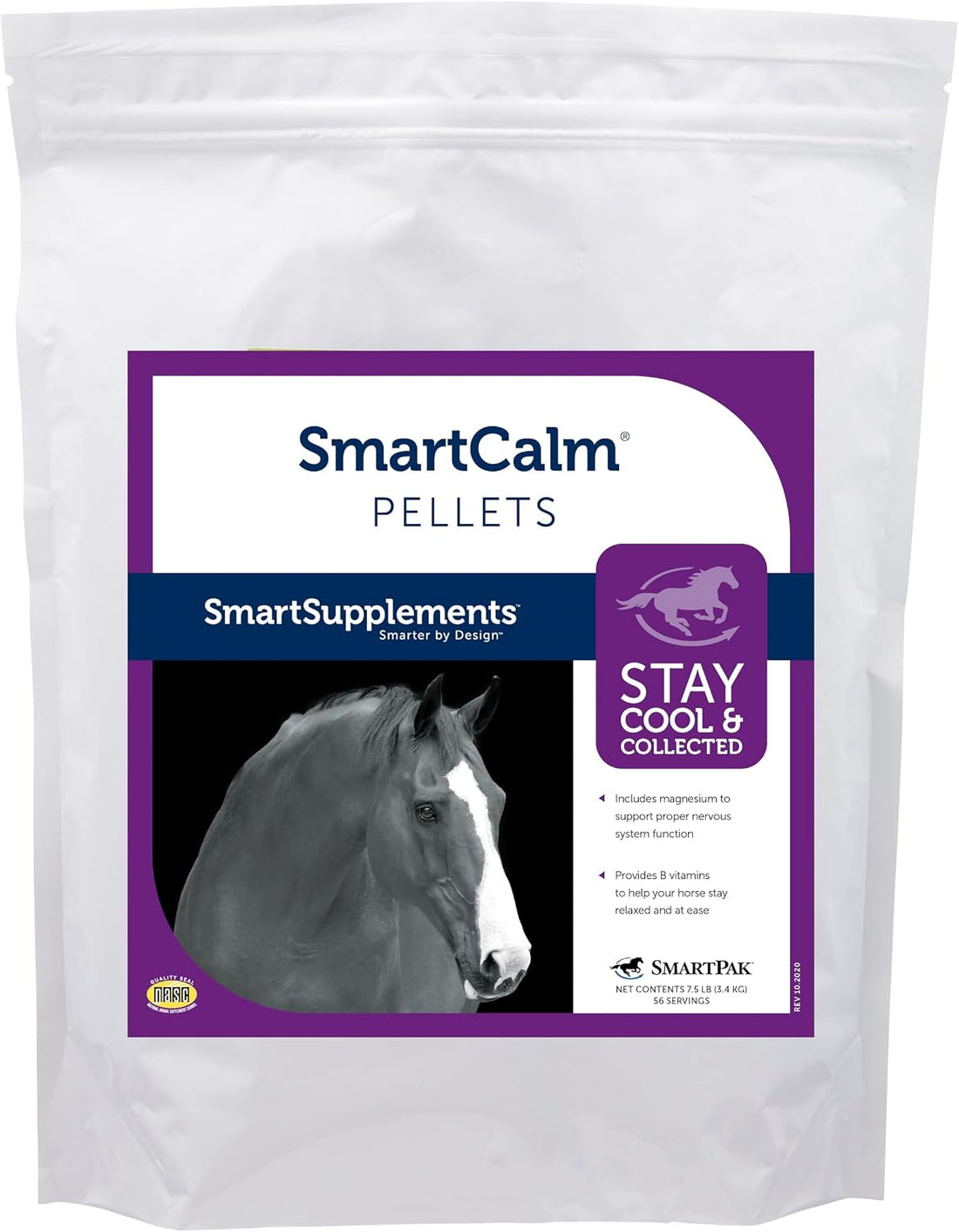 SmartEquine SmartCalm Pellets, 7.5 lb, 56 Servings