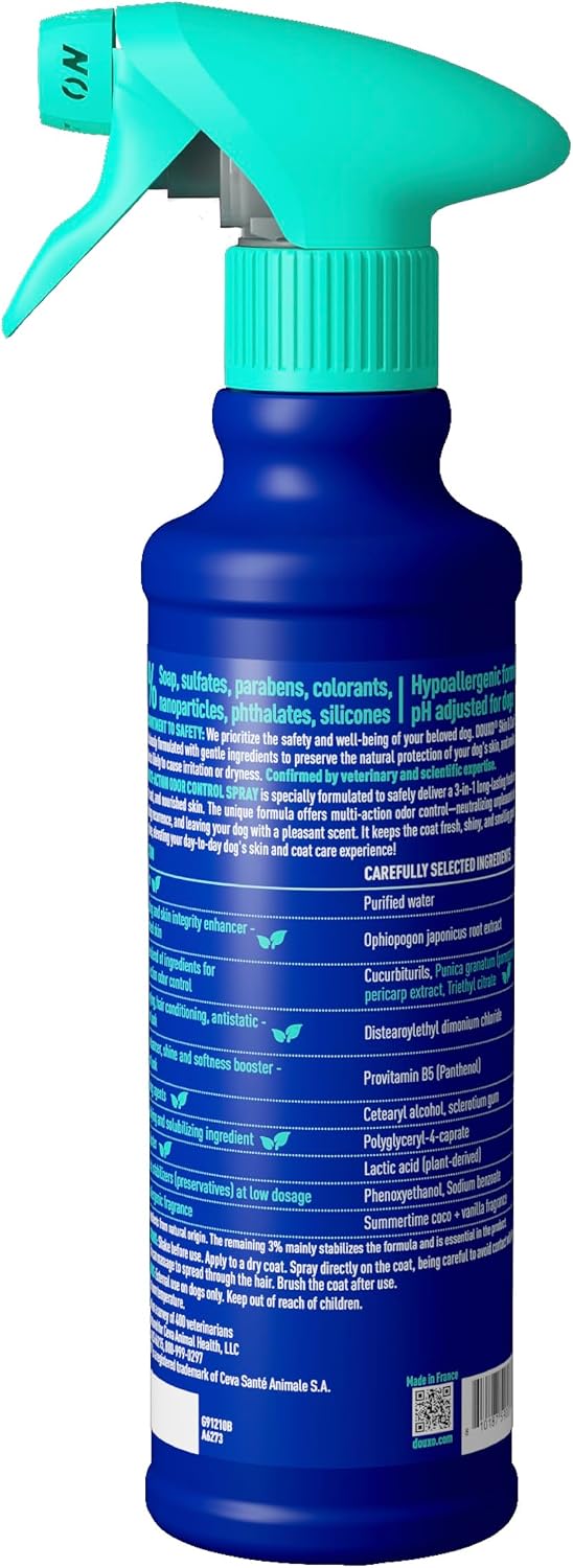 DOUXO SPA Dog Deodorizing Spray, 11.5 fl oz