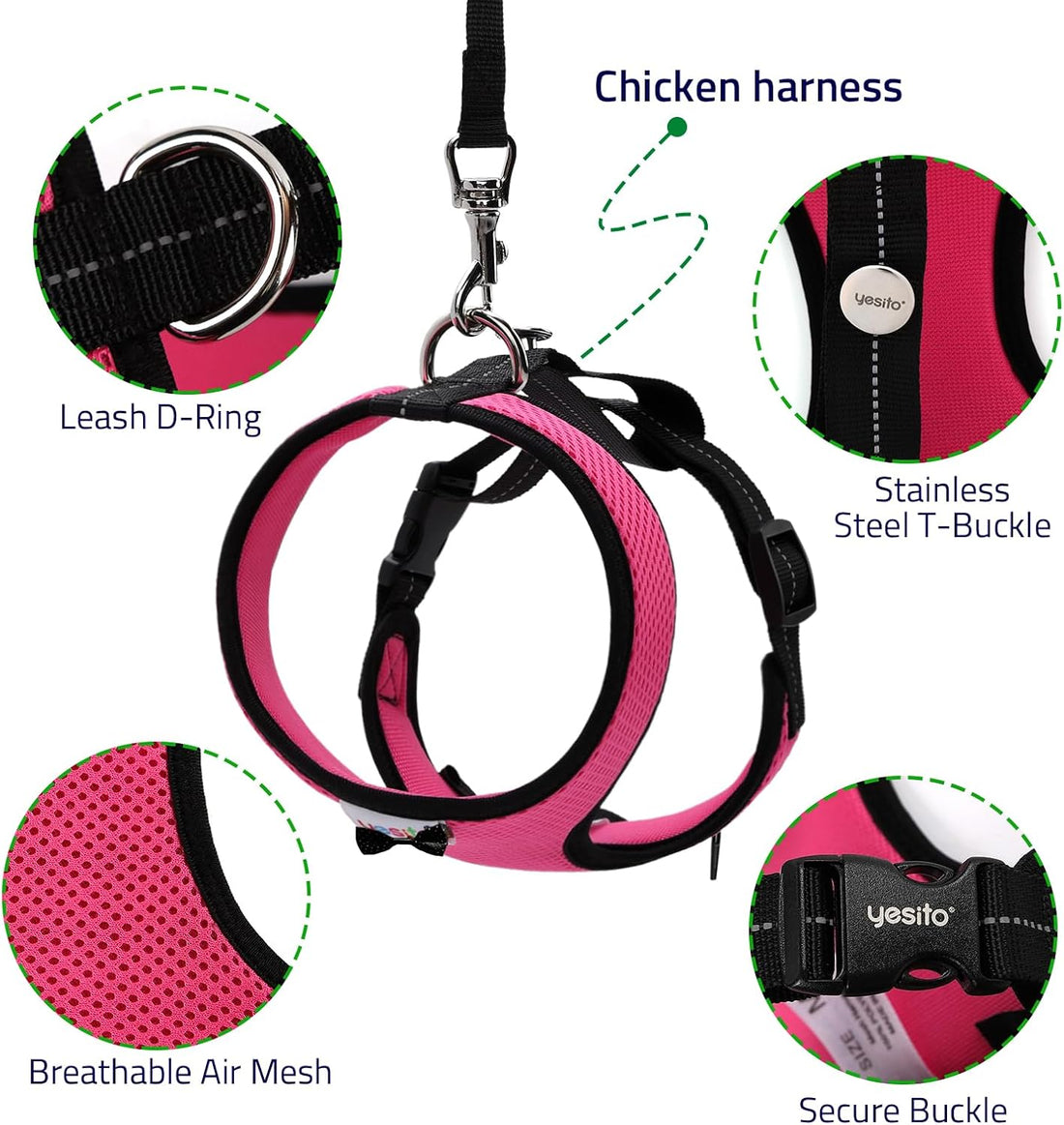 Adjustable Chicken Harness Diaper