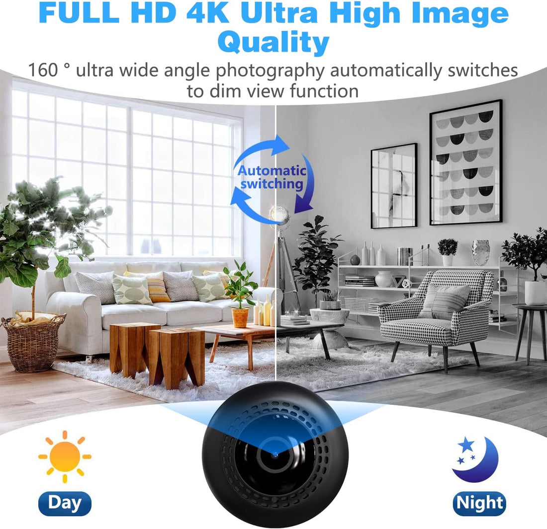 4K Security Cam with Night Vision and Built-in Battery Camera