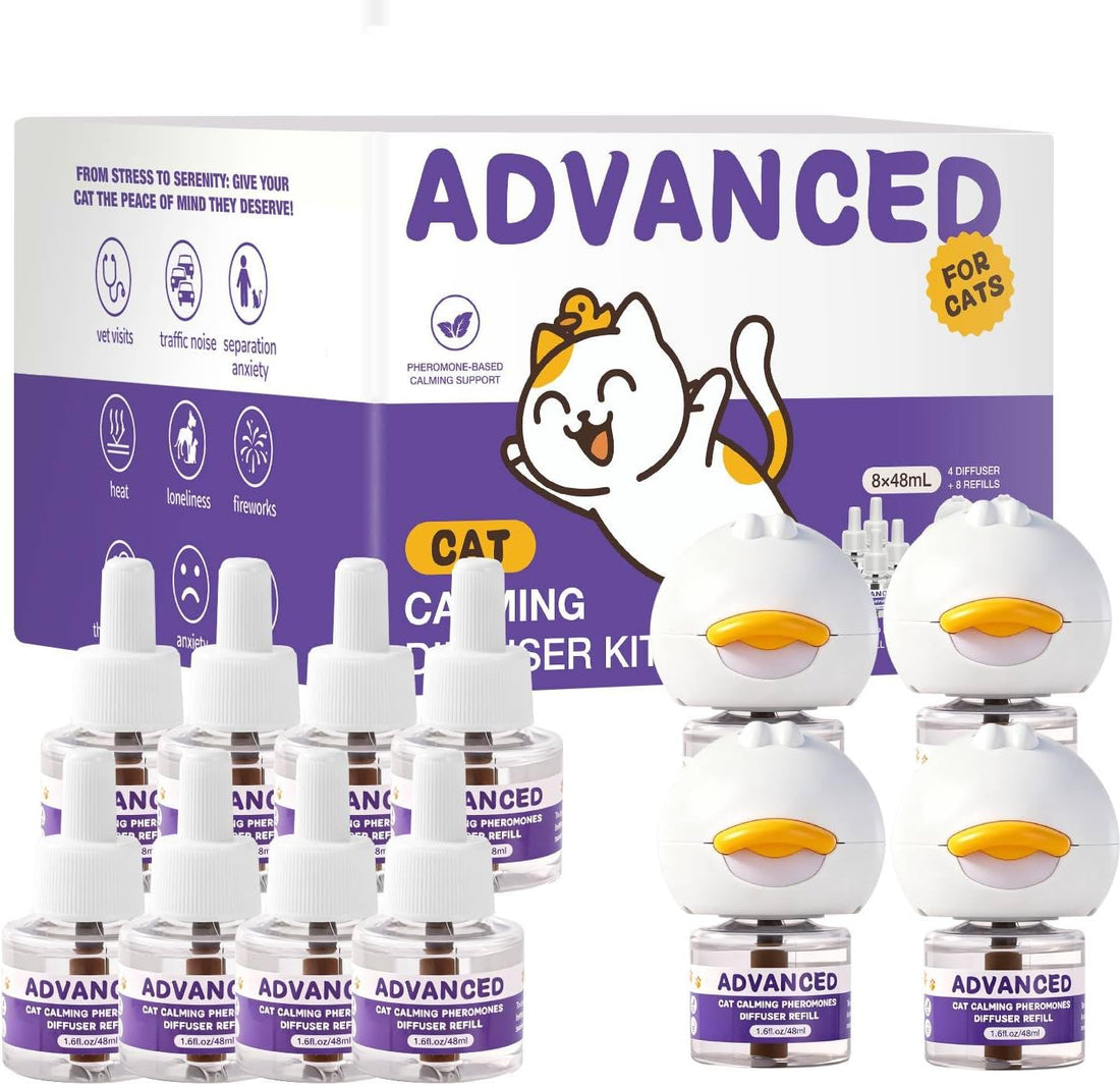 Cat Calming Diffuser Kit with 2 Diffusers & 4 Refills