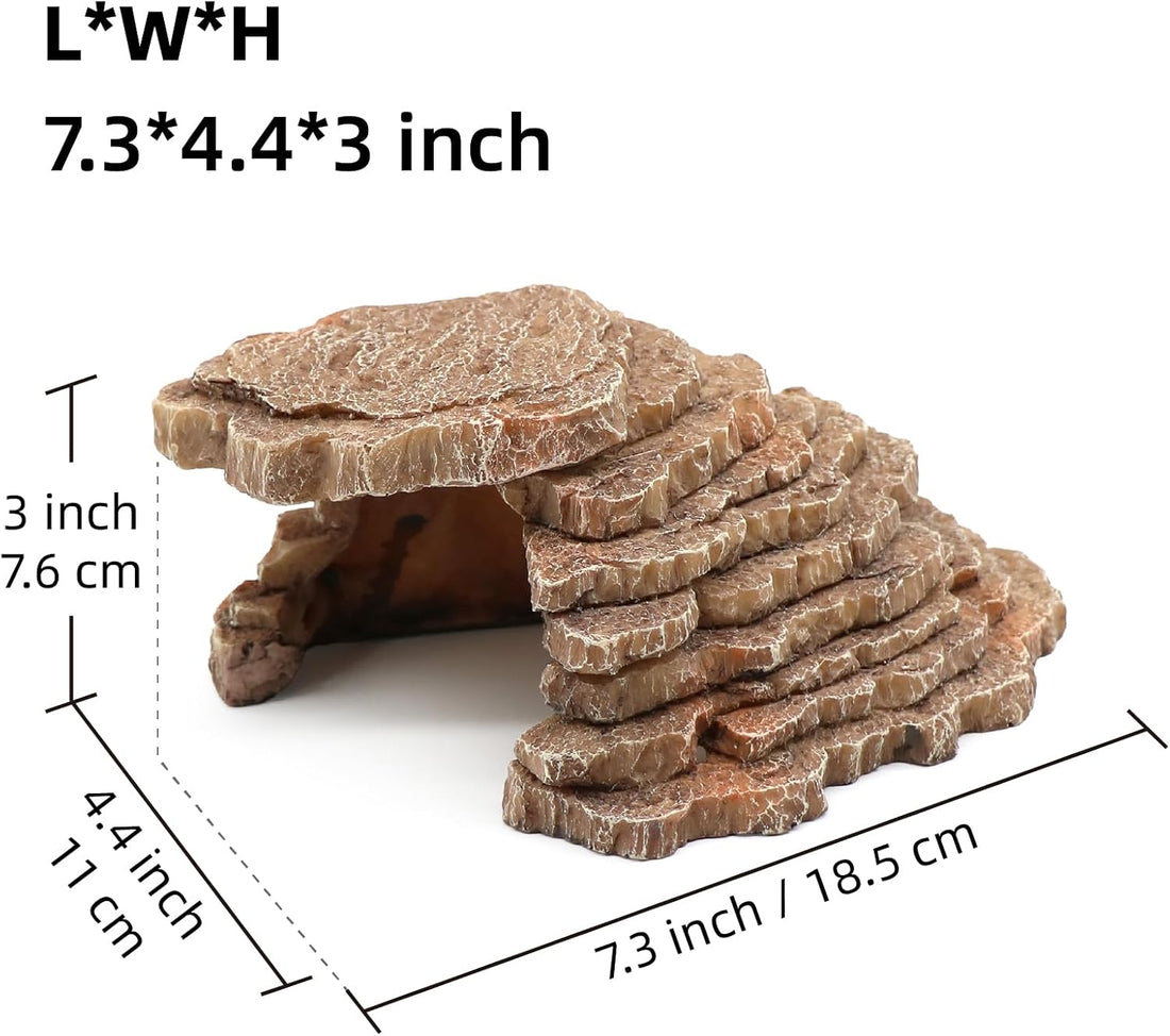 Gecko Hide Shale Scape Step Ledge