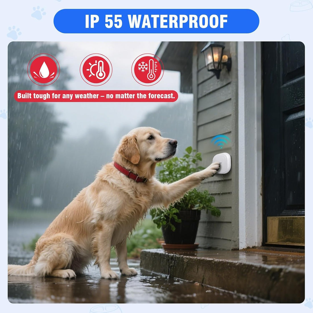 ChunHee Dog Door Bell for Potty Training