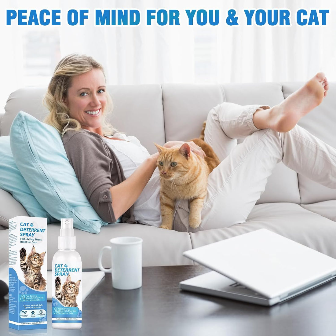 Cat Deterrent Spray for Furniture and Carpets