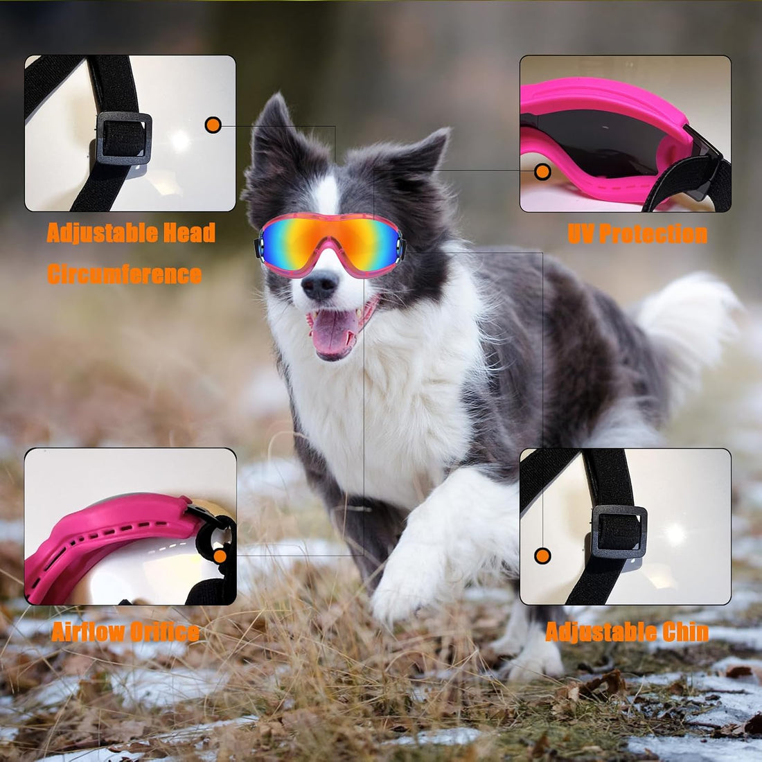 Dog Goggles Medium Large Dog Sunglasses Glasses Beach Motorcycle