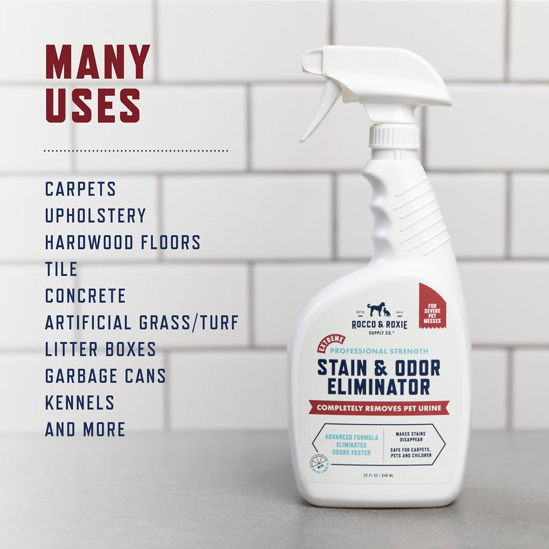 Rocco & Roxie Extreme Enzyme Stain & Odor Eliminator Spray