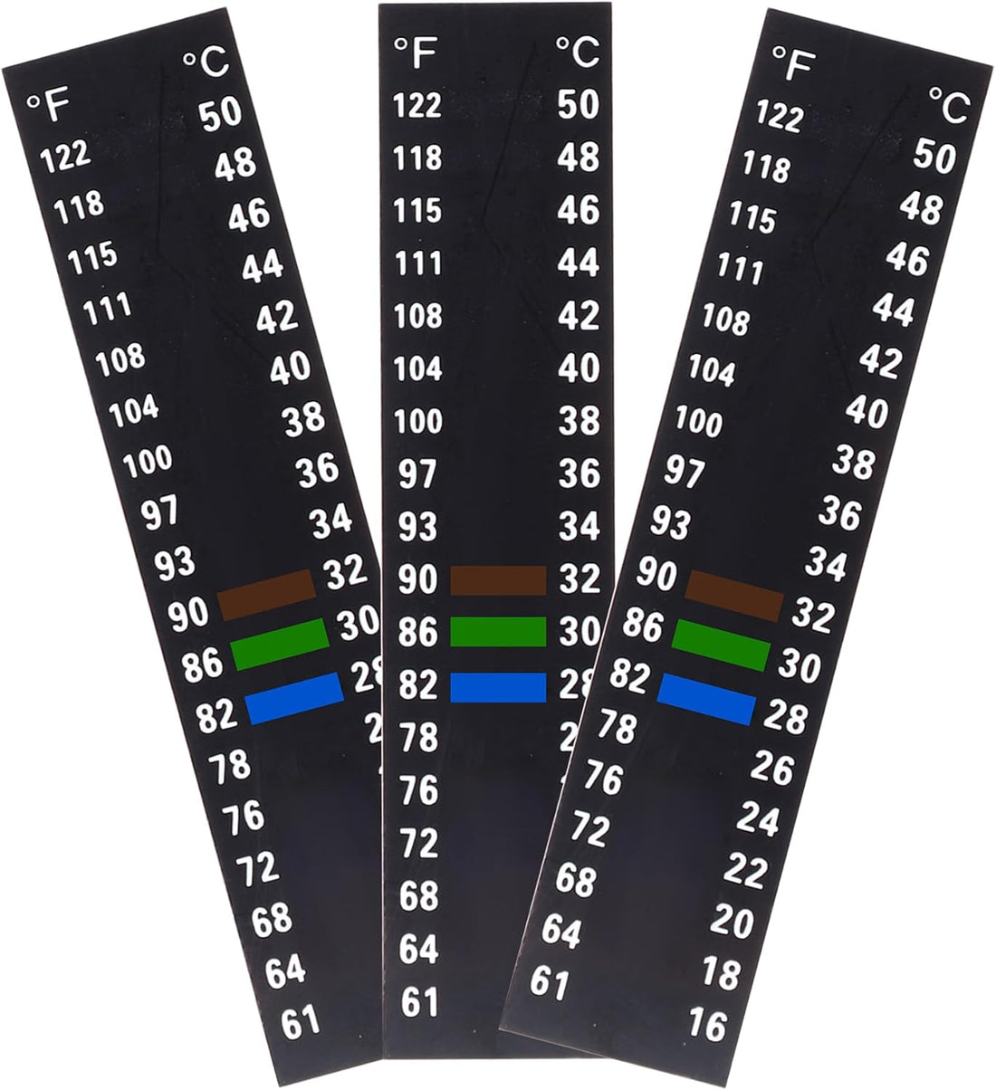 Aquarium Thermometer Strips, Fish Tank Temperature Gauge Stickers