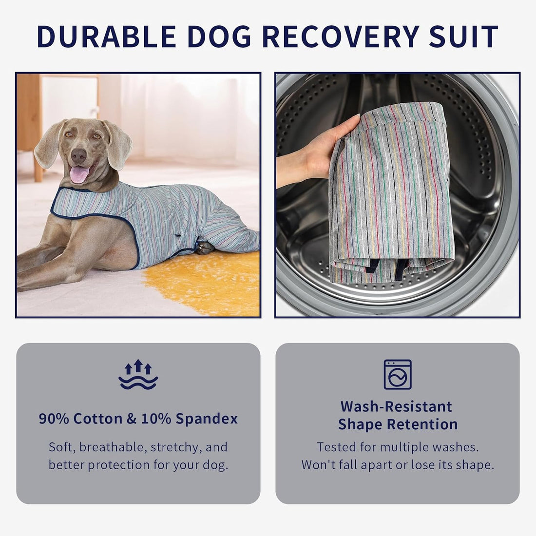 Dog Surgery Recovery Suit Female Spay Male Neuter,Lick Sleeve