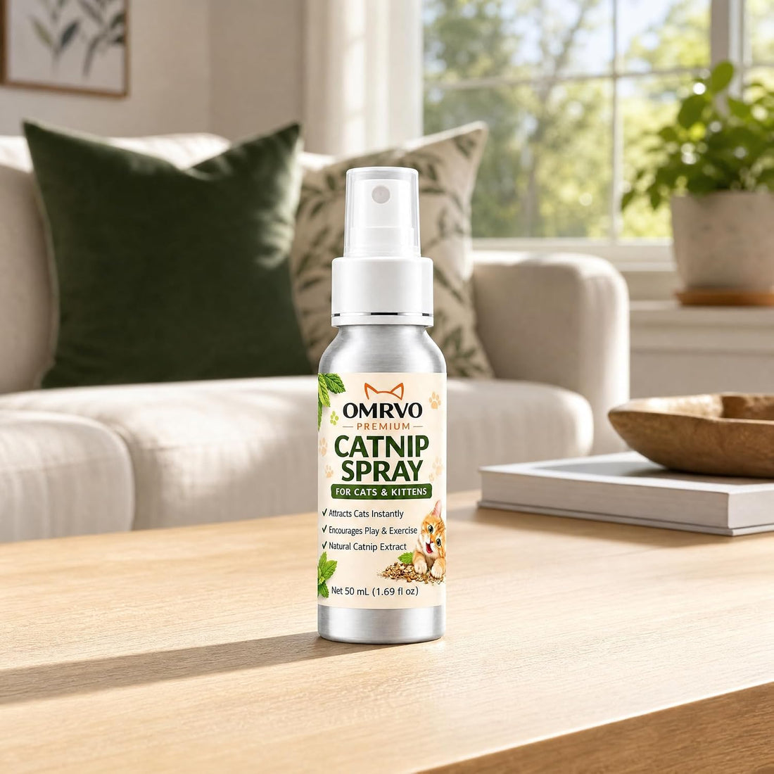OMRVO Catnip Spray for Cats & Kittens