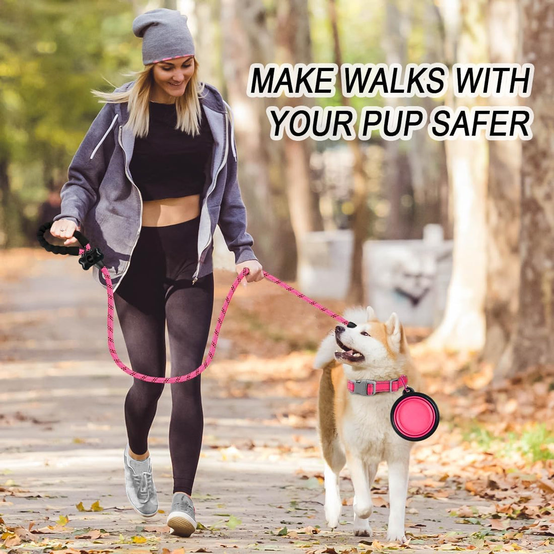 BARKBAY Dog Leashes for Large Dogs Heavy Duty Dog Leash 4/5/6 FT