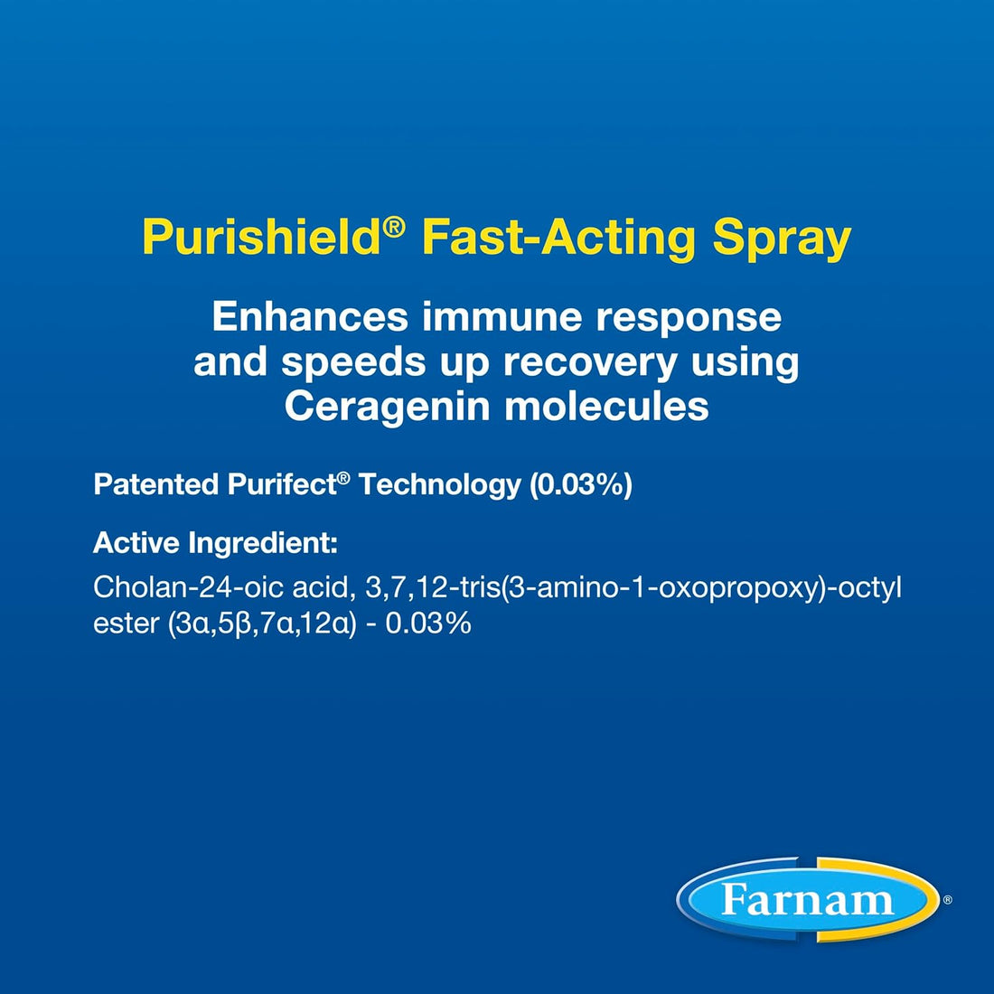Farnam Purishield Wound & Skin Care Fast Acting Spray