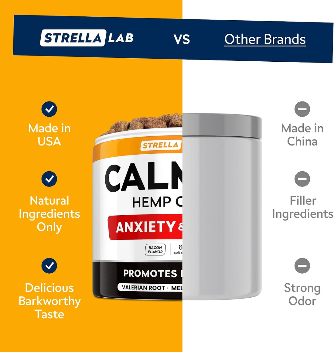 Advanced Calming Chews for Dogs - Hemp Chews and Melatonin