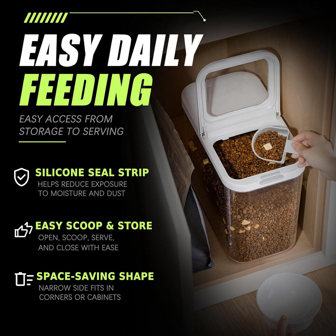 LivLab Mker Dog Food Storage Container 10 Lbs