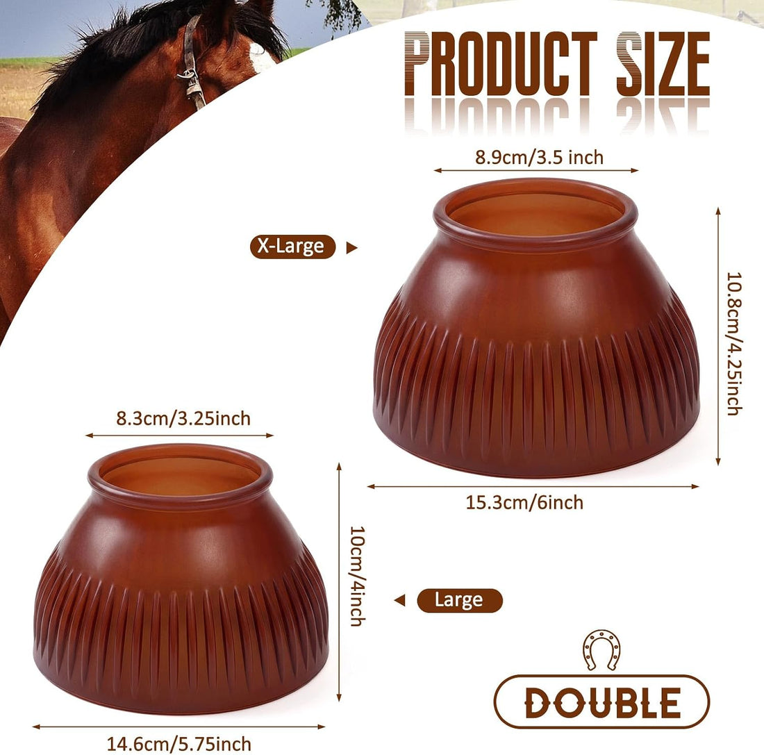 Abbylike Horse Bell Boots 1 Pair