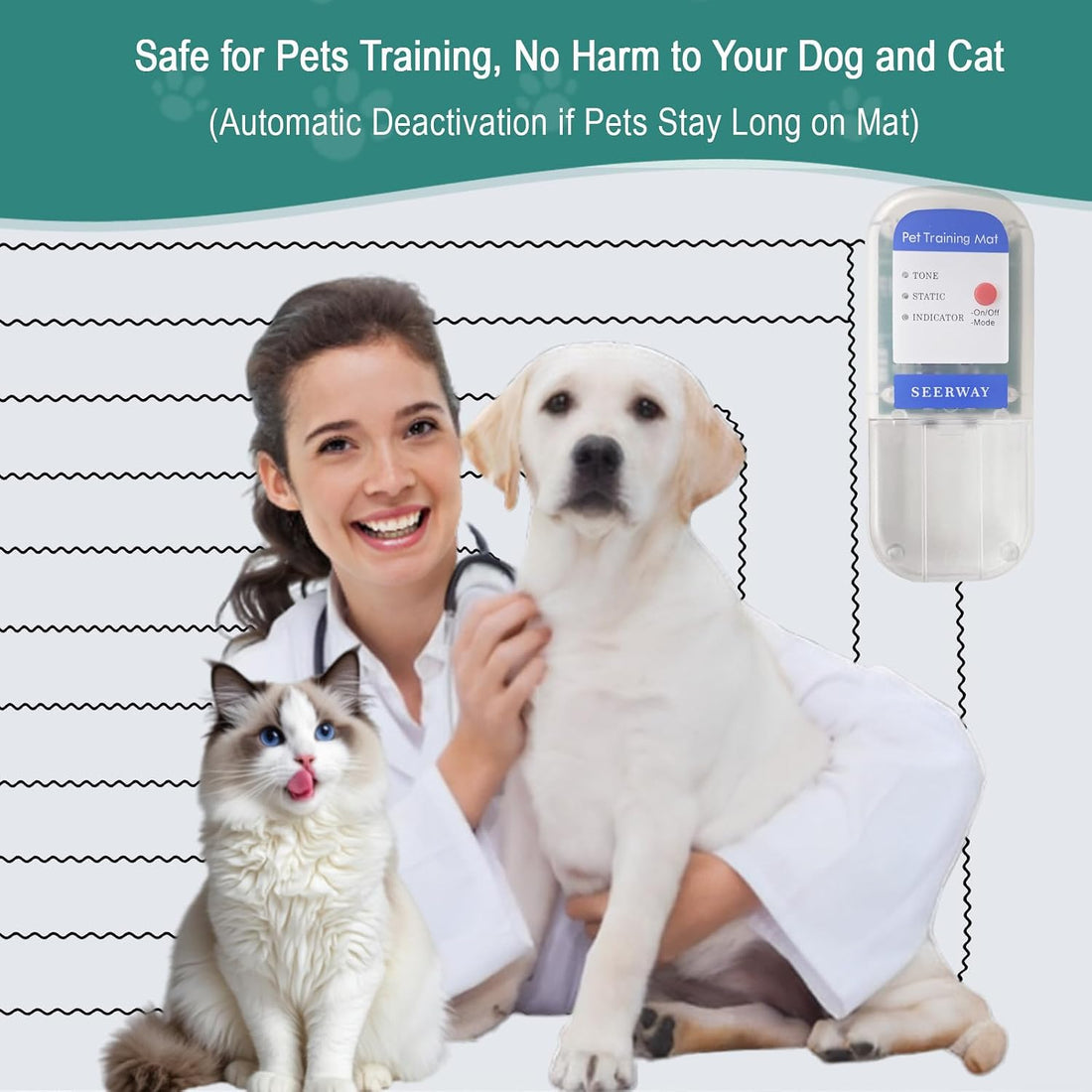 SEERWAY Pet Shock Mat for Dogs and Cats