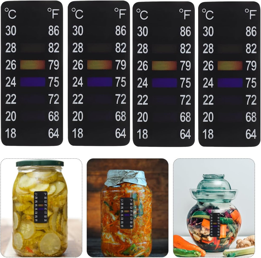 PRETYZOOM Fermentation Thermometer Strips Pet 8pcs