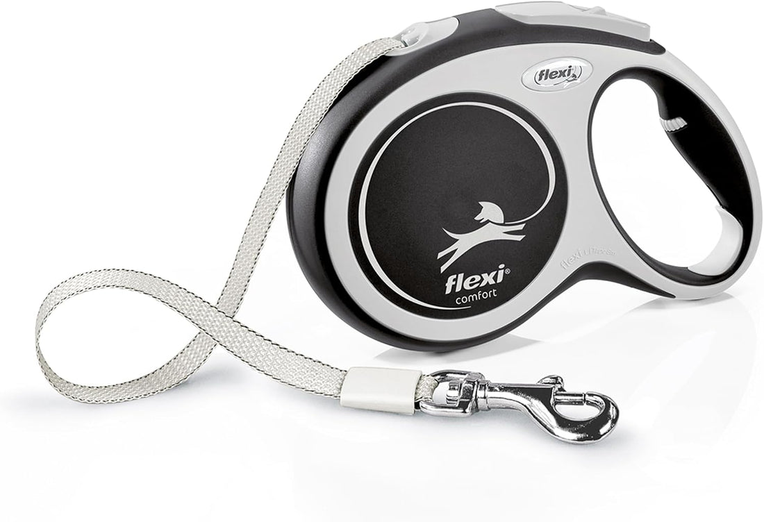 FLEXI® Comfort Nylon Tape Retractable Dog Leash, Large, 26 ft