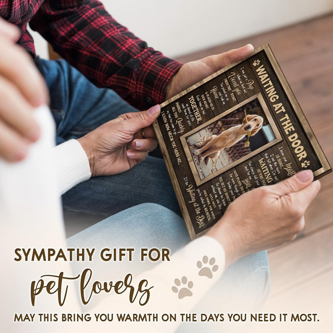 Dog Memorial Wooden Picture Frame 8x10