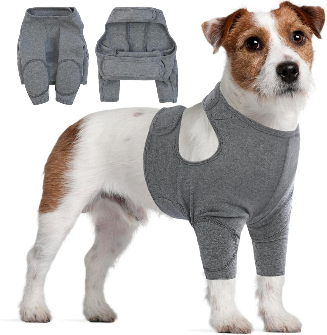 IDOMIK Dog Recovery Suit for Front Legs,Dog Recovery Sleeve Elbow