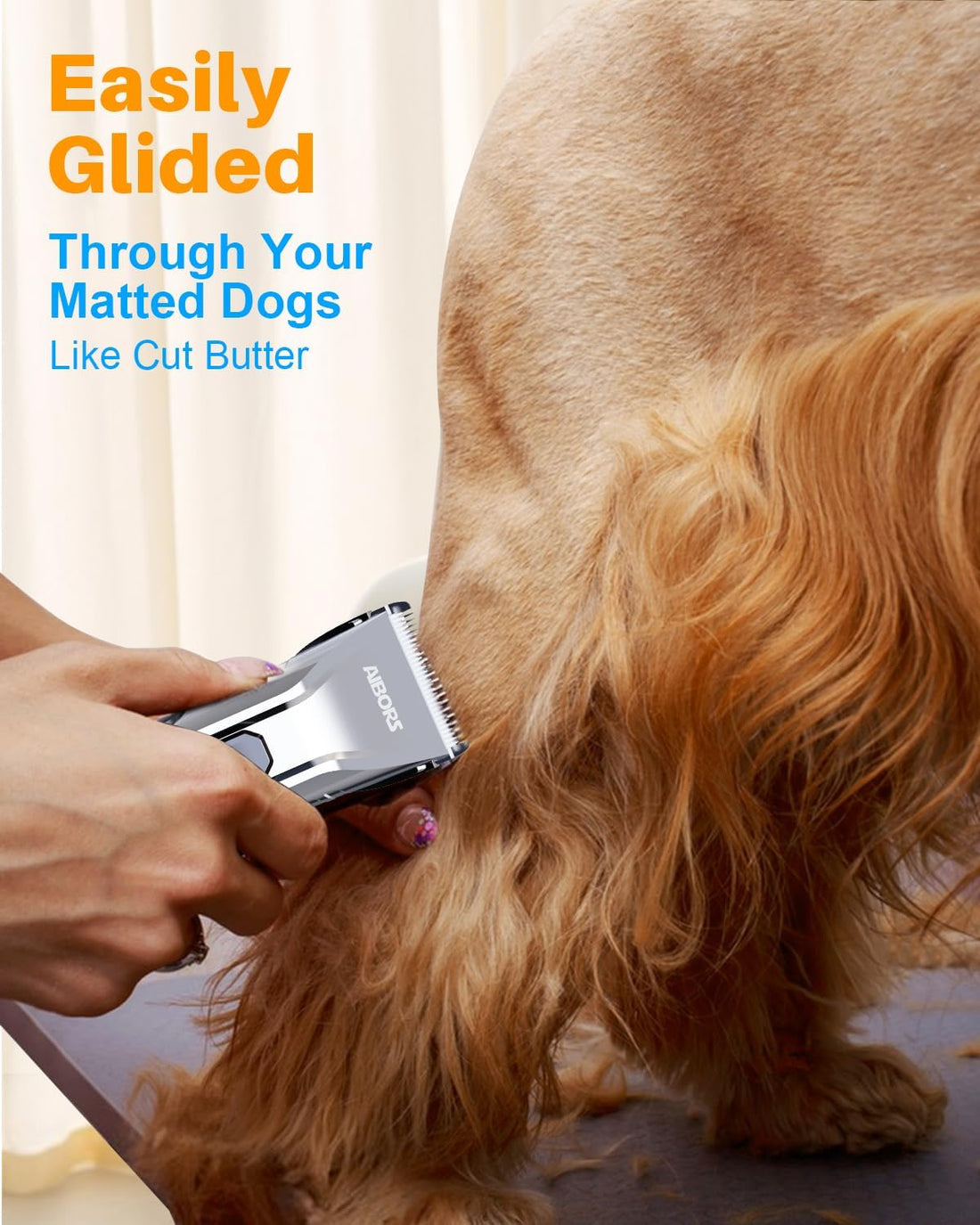 Dog Grooming Kit - Dog Clippers for Grooming Silver