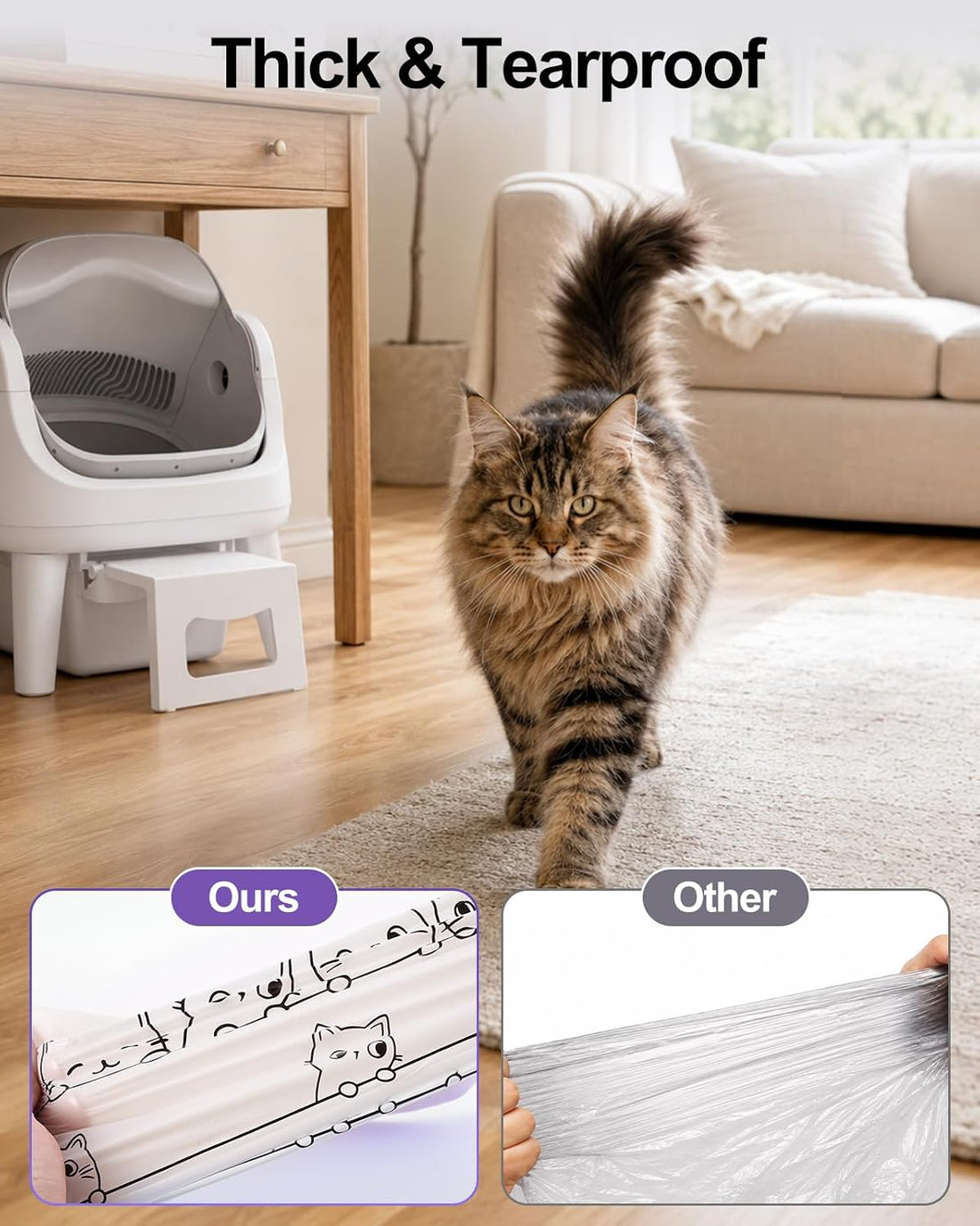 Automatic Cat Litter Box Liners for Petpivot 12（ Not Fit As 11 ）
