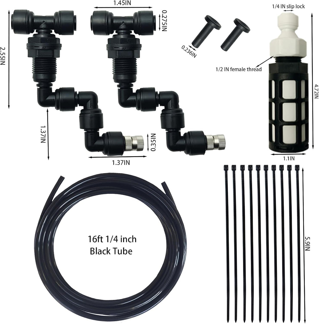 Reptile Terrariums Misting Accessories kit