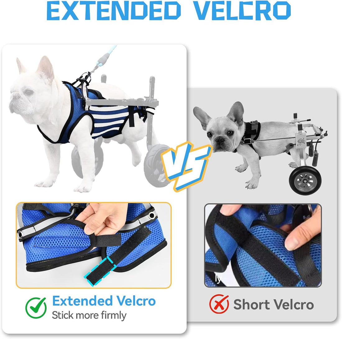 2025 Upgraded Dog Wheelchair for Back Legs Small Wheelchair for Dogs