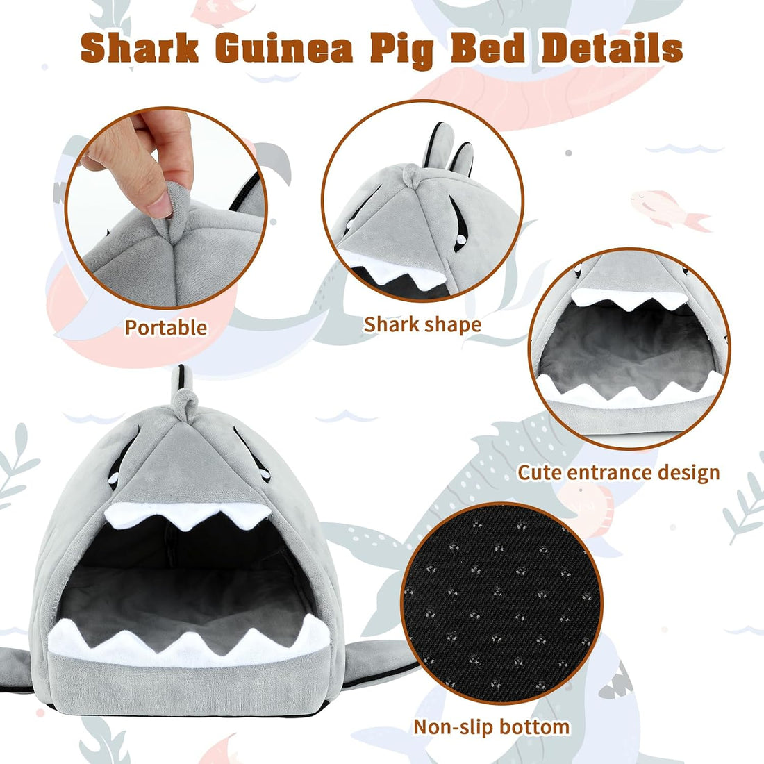 YUEPET Guinea Pig Bed 2 Pack, Warm Guinea Pig Hideouts