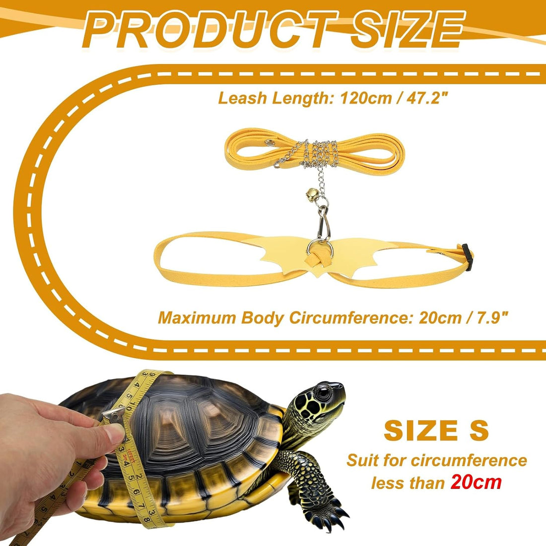 Tortoise Leash Harness, Adjustable Turtle Harness Chest Collar Pet