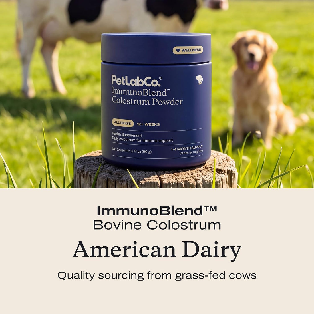 PetLab Co. ImmunoBlend Bovine Colostrum Powder for Dogs