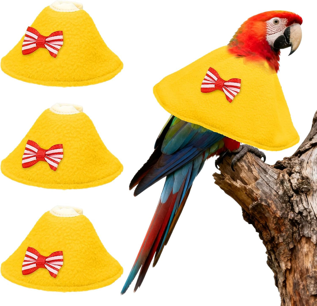 Bird Collars Protective Recovery Cones Blue XL 3Pcs
