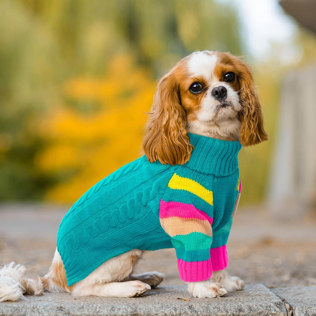 OUOBOB Dog Sweater Thick, Sweaters for Large Size Dogs Comfy
