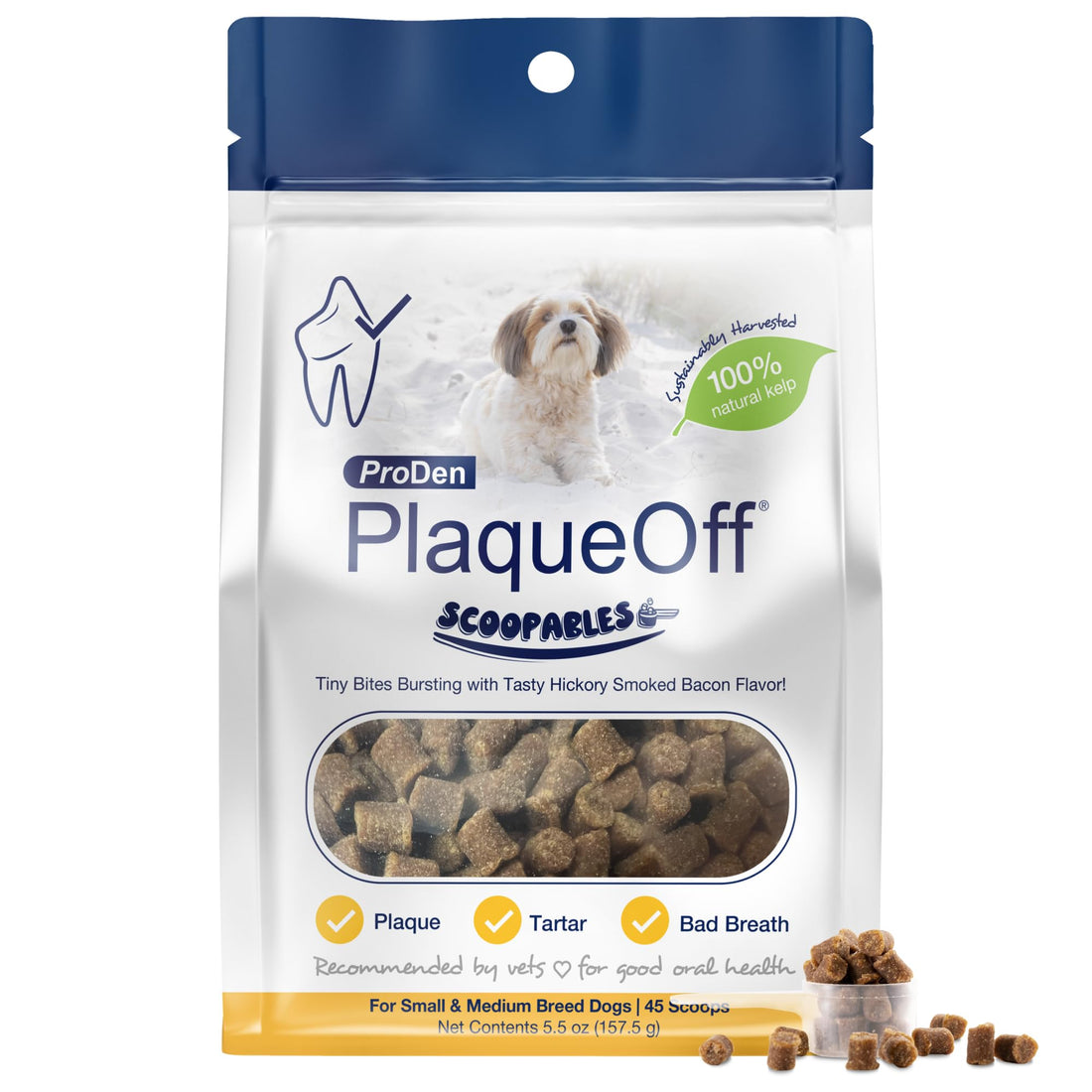 ProDen PlaqueOff Scoopables - Hickory Smoked Bacon Flavor Dental