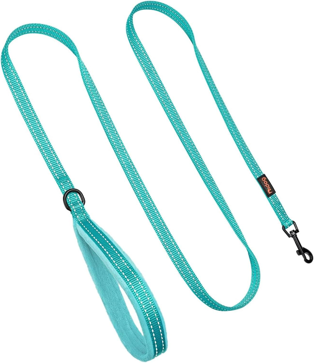 Didog 6FT Reflective Dog Leash for Small Medium Dogs, Slim 5/8" Width