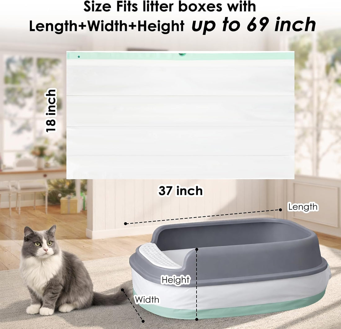 FortiCrest Thickened Cat Litter Box Liner Bag