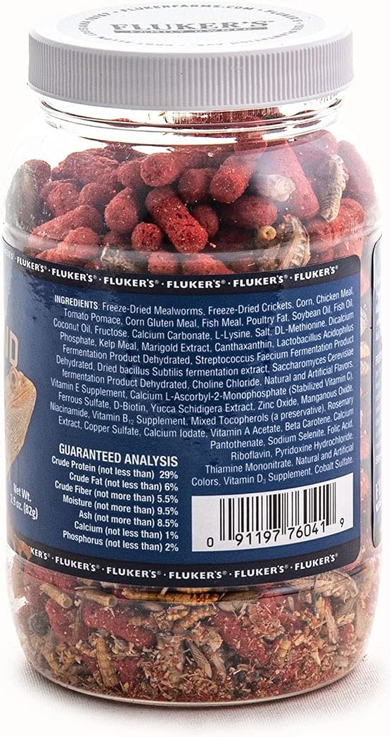 Fluker's 76044 Buffet Blend Adult Formula Bearded Dragon Formula