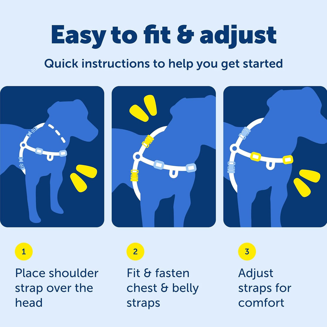 PetSafe Easy Walk Deluxe Dog Harness, No Pull Dog Harness