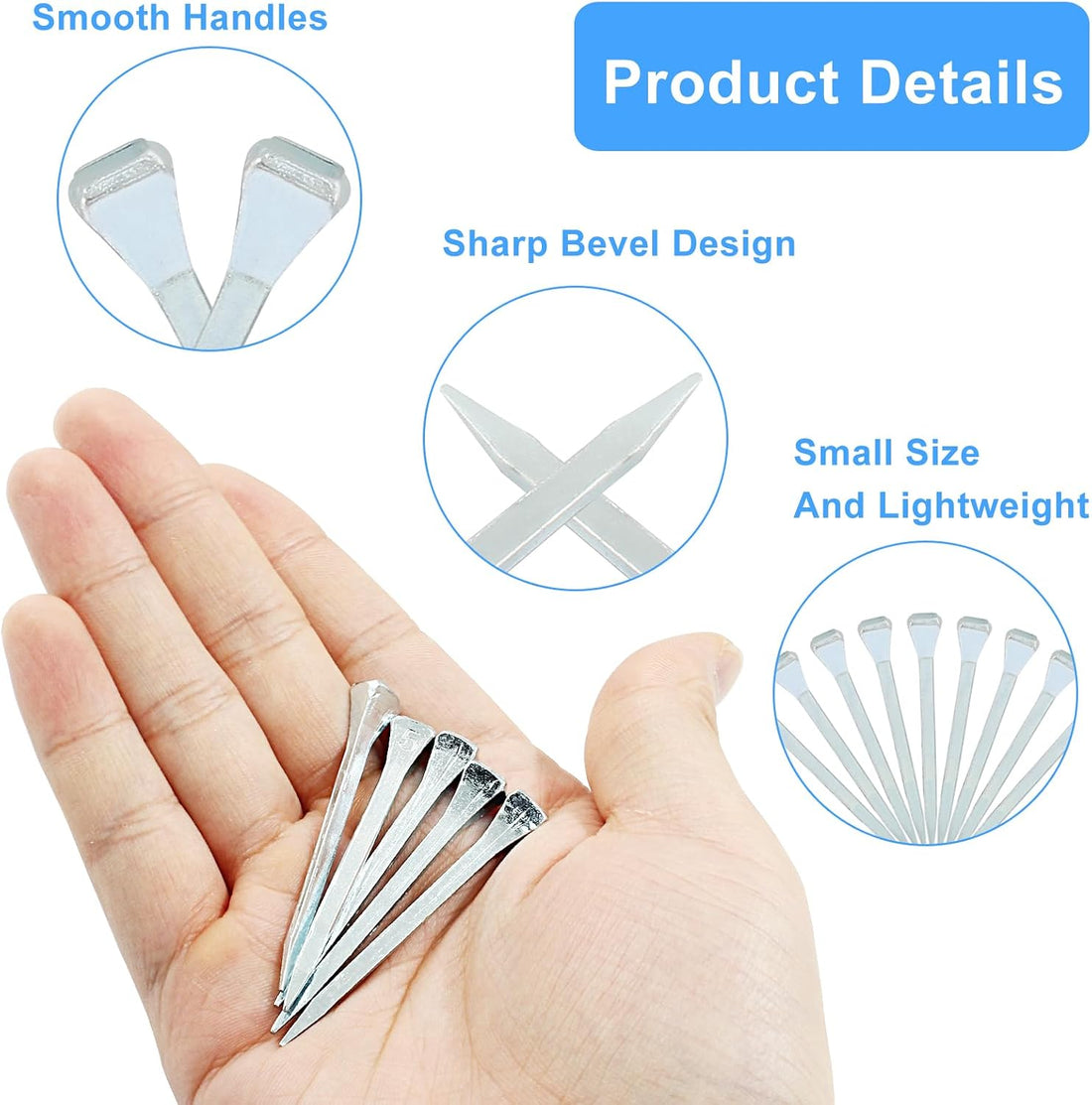 Horseshoe Nails, 45mm/1.77 inch, 50 Pcs