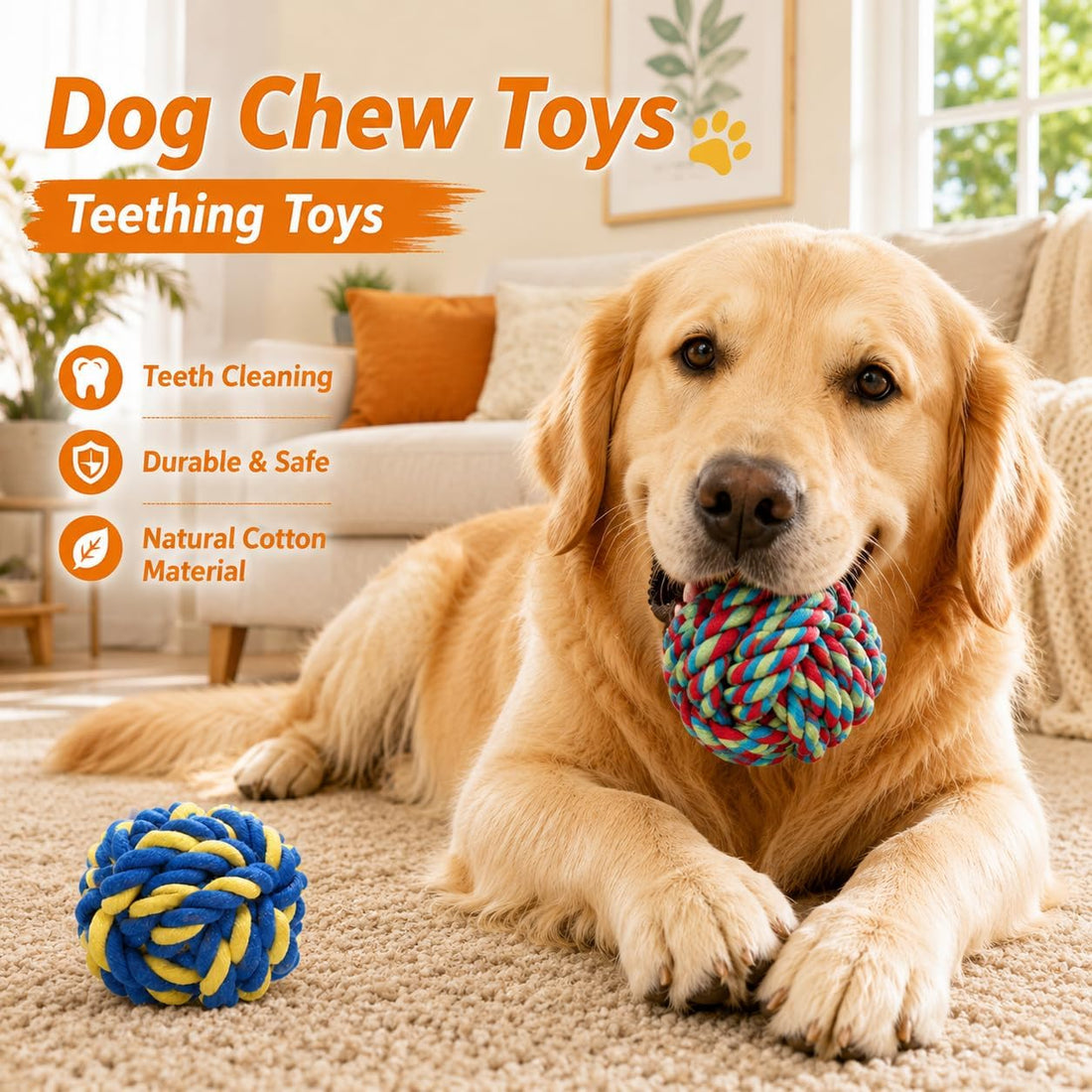 Aitmexcn Dog Rope Toys for Large and Medium Aggressive Chewers
