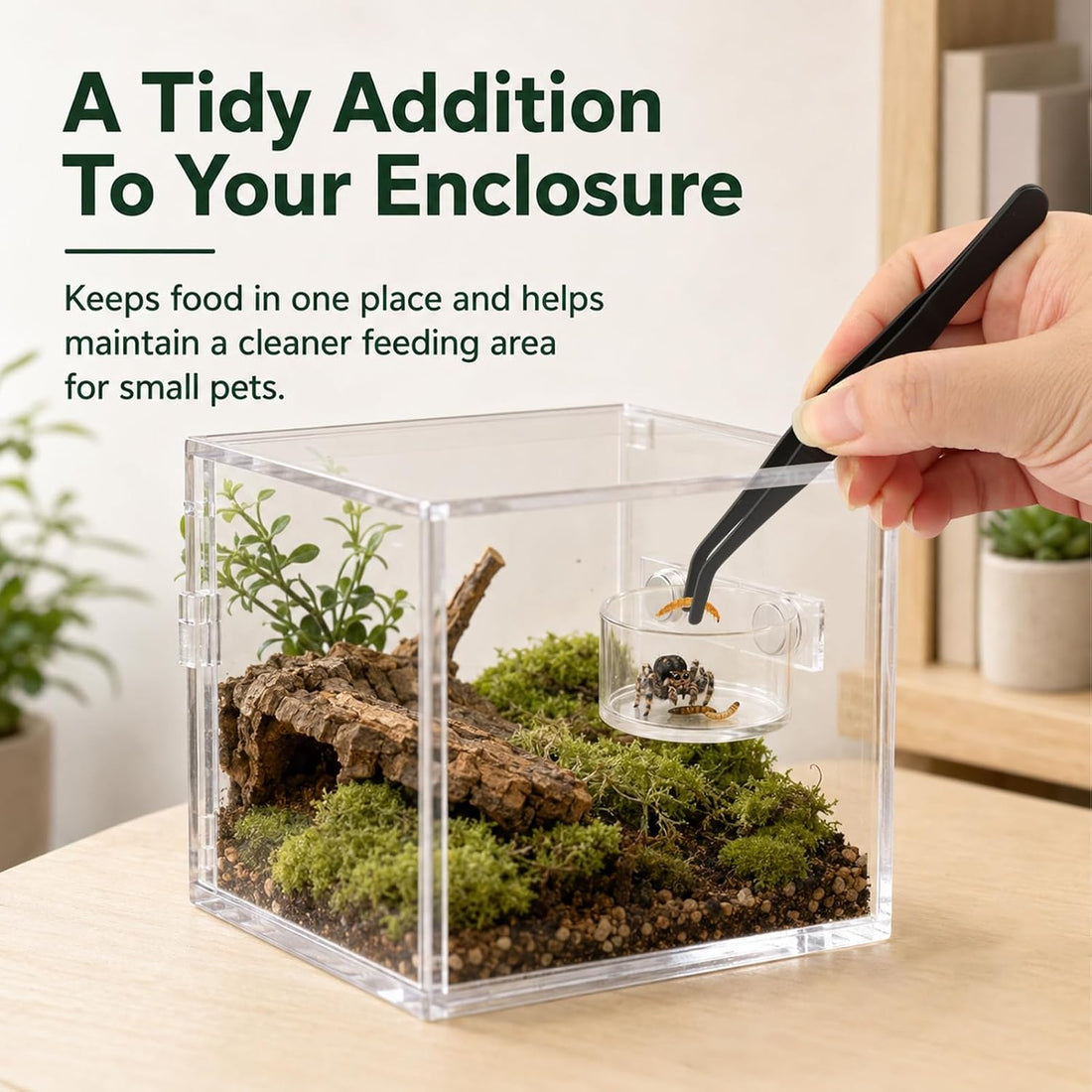 Jumping Spider Feeding Dish Set