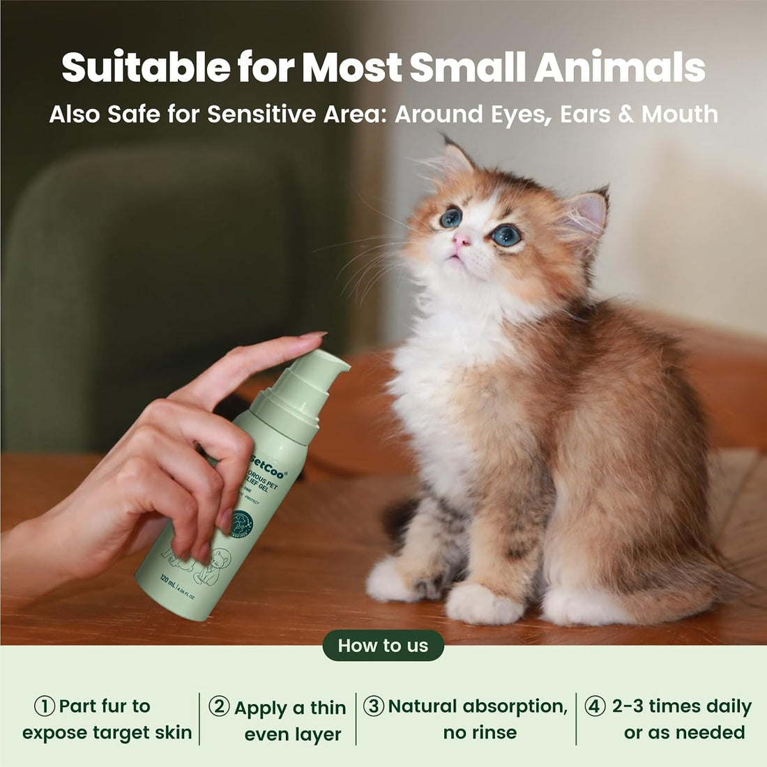 Skin Relief Gel for Dogs & Cats - Hot Spot, Wound, Skin Irritation