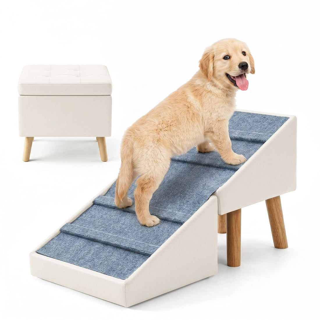 Kunffiyso Dog Ramp for Small Dogs