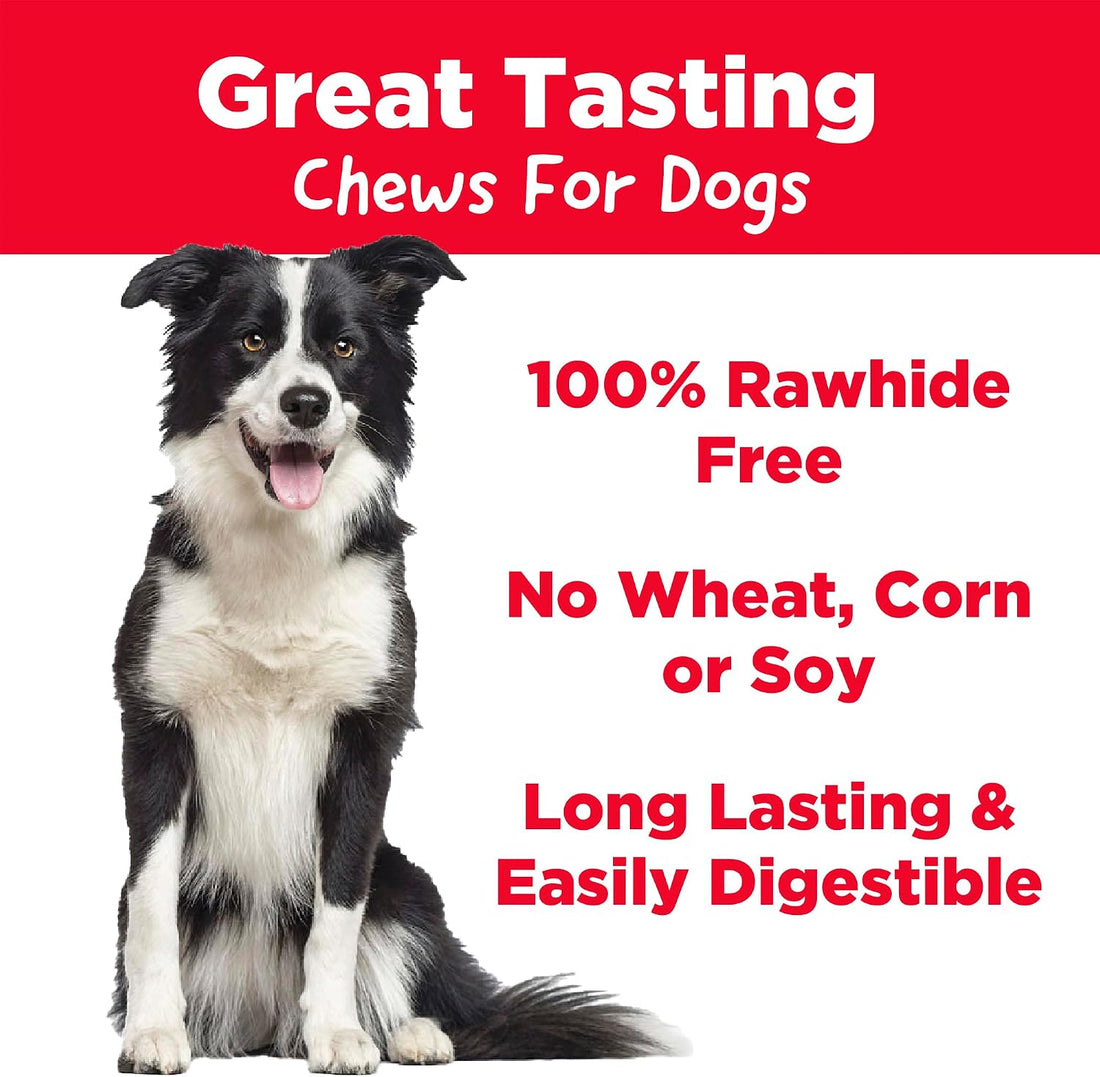 Country Kitchen Rawhide Free Chicken Dog Chews, for Medium Dogs