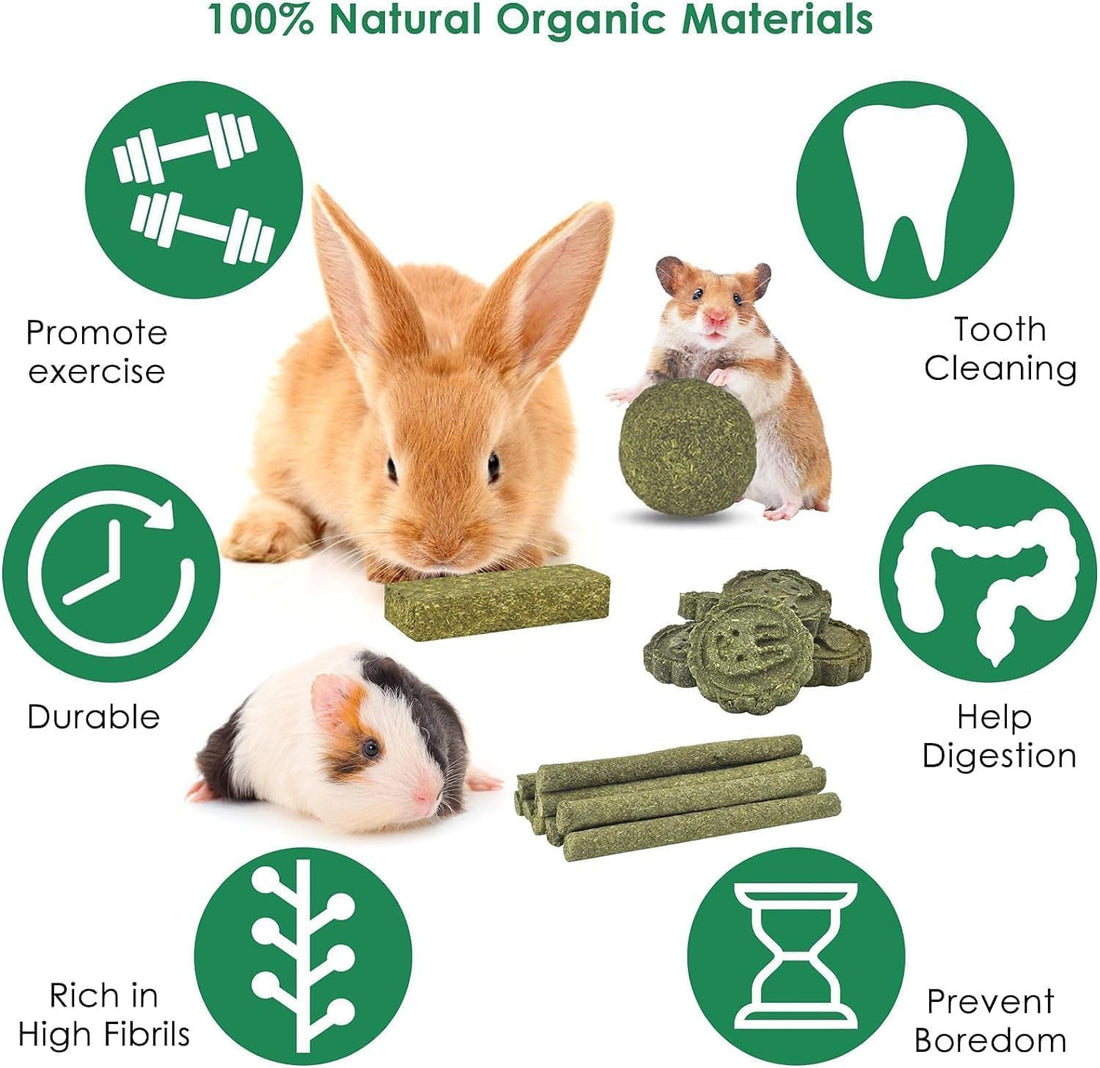 ERKOON 25Pcs Bunny Chew Toys